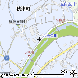 和歌山県田辺市秋津町1754-1周辺の地図