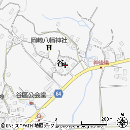 福岡県京都郡苅田町谷410周辺の地図