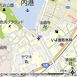 愛媛県伊予市米湊1691-3周辺の地図