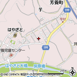和歌山県田辺市芳養町1896周辺の地図