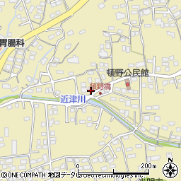 福岡県直方市頓野1720周辺の地図