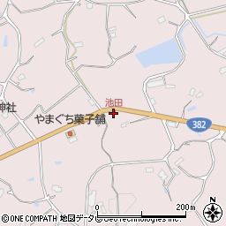 池田周辺の地図
