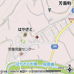 和歌山県田辺市芳養町1818周辺の地図
