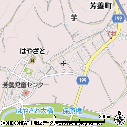和歌山県田辺市芳養町1898周辺の地図