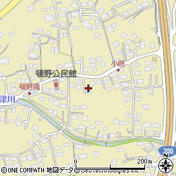 福岡県直方市頓野1668周辺の地図