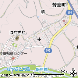 和歌山県田辺市芳養町1827周辺の地図