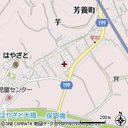 和歌山県田辺市芳養町1890周辺の地図
