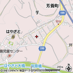 和歌山県田辺市芳養町1830周辺の地図