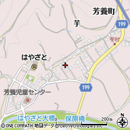 和歌山県田辺市芳養町1826周辺の地図