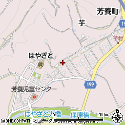 和歌山県田辺市芳養町1819周辺の地図