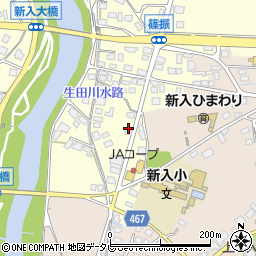 福岡県直方市下新入30-4周辺の地図