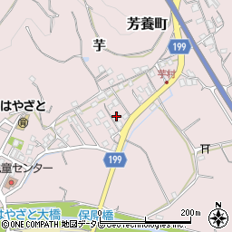 和歌山県田辺市芳養町1887周辺の地図