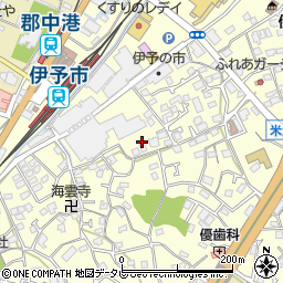 愛媛県伊予市米湊644周辺の地図