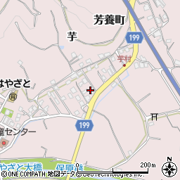 和歌山県田辺市芳養町1884周辺の地図
