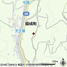 和歌山県田辺市稲成町2437周辺の地図