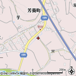 和歌山県田辺市芳養町1962周辺の地図