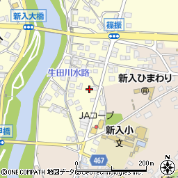 福岡県直方市下新入31-1周辺の地図