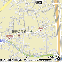 福岡県直方市頓野1670周辺の地図