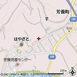 和歌山県田辺市芳養町1823周辺の地図