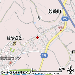 和歌山県田辺市芳養町1831周辺の地図