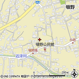福岡県直方市頓野周辺の地図