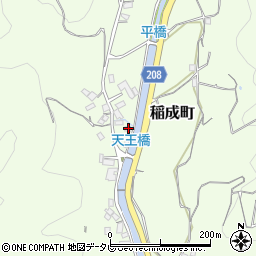 和歌山県田辺市稲成町2623周辺の地図