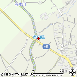 芹田石丸線周辺の地図