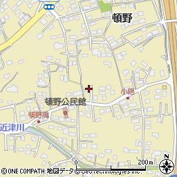 福岡県直方市頓野1611周辺の地図