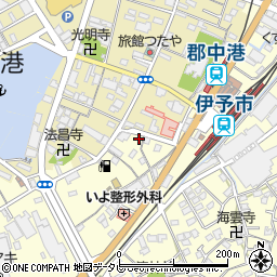 愛媛県伊予市米湊851-7周辺の地図