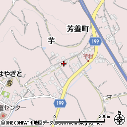 和歌山県田辺市芳養町1836周辺の地図