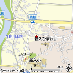 福岡県直方市下新入97-4周辺の地図