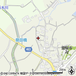 福岡県宮若市下有木1281周辺の地図