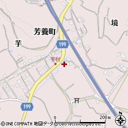 和歌山県田辺市芳養町1990周辺の地図