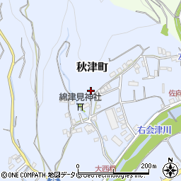 和歌山県田辺市秋津町1738周辺の地図