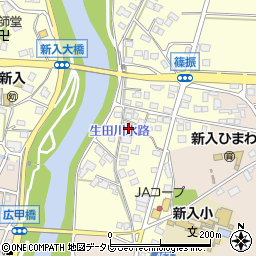 福岡県直方市下新入48周辺の地図