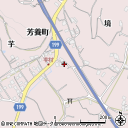 和歌山県田辺市芳養町2025周辺の地図