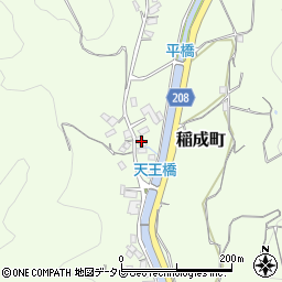 和歌山県田辺市稲成町2321周辺の地図