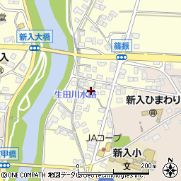 福岡県直方市下新入46-2周辺の地図