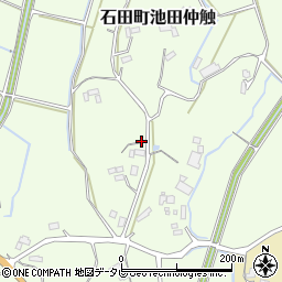 長崎県壱岐市石田町池田仲触52周辺の地図