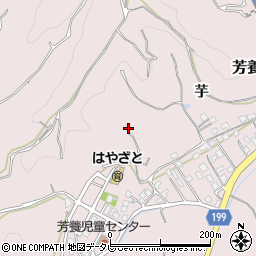 和歌山県田辺市芳養町1800周辺の地図