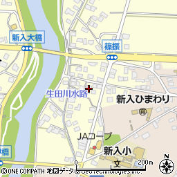 福岡県直方市下新入42-3周辺の地図
