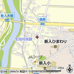 福岡県直方市下新入42-1周辺の地図