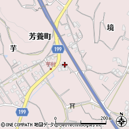 和歌山県田辺市芳養町2026周辺の地図