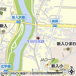 福岡県直方市下新入47-2周辺の地図