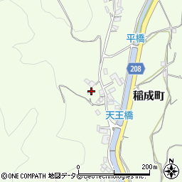 和歌山県田辺市稲成町2318周辺の地図