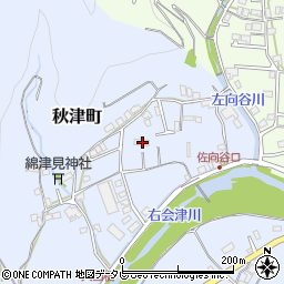 和歌山県田辺市秋津町1772-2周辺の地図