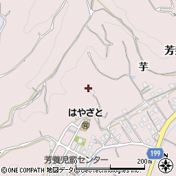 和歌山県田辺市芳養町1797周辺の地図