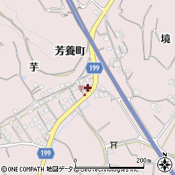 和歌山県田辺市芳養町2028周辺の地図