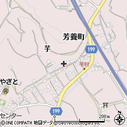 和歌山県田辺市芳養町1837周辺の地図