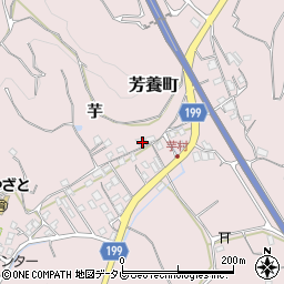 和歌山県田辺市芳養町1838周辺の地図